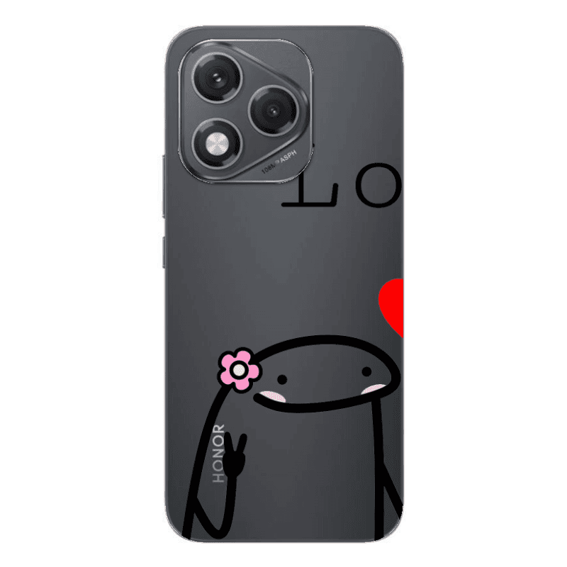 Honor 400 Lite Love 1 Transparent Silicone TPU Θήκη